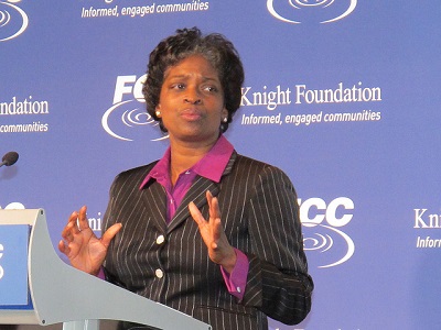 FCC Commissioner Mignon Clyburn addresses America's Digital Inclusion Summit at The Newseum, March 9, 2010. (Photo: Knight Foundation / Flickr )