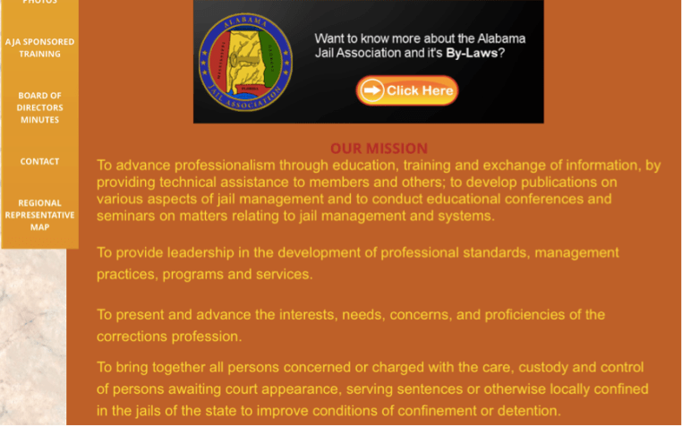 Alabama Jail Association Sponsorship