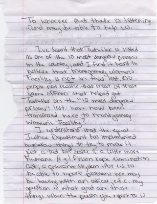 This place is inhumane and we've lost all our rights, but no one should ever lose the right to be human