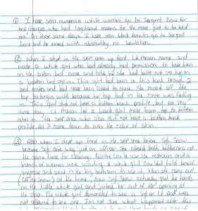 Statement alleging racism and special treatment, rife at Montgomery Women's Facility